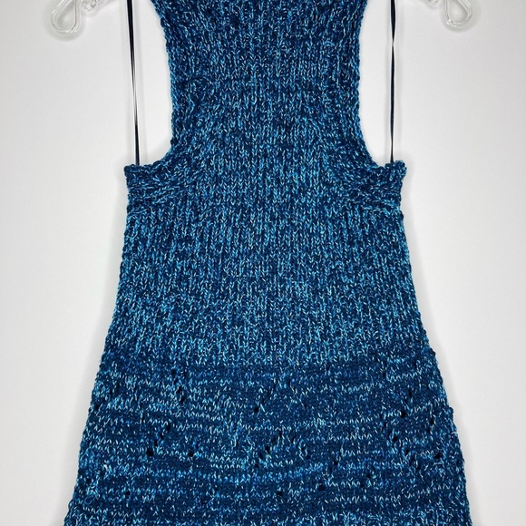 Pilcro Blue Knit Sweater Tank Top size M - Picture 3 of 5